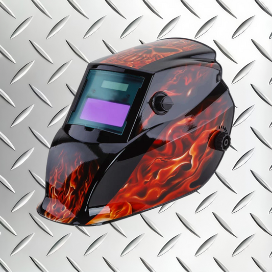ROSSI Solar Auto Darkening Welding Helmet Flame