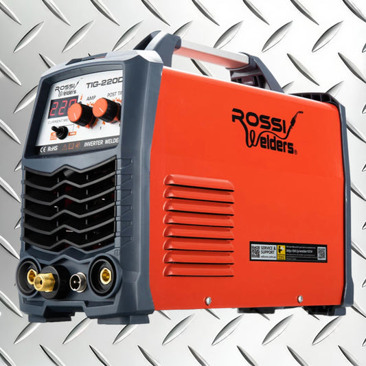 ROSSI 220A Welder Stick GTAW Gas Tungsten Arc Welding Machine Inverter TIG MMA