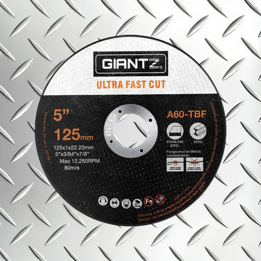 Giantz 100-Piece Cutting Discs 5" 125mm Angle Grinder Thin Cut Off Wheel Metal