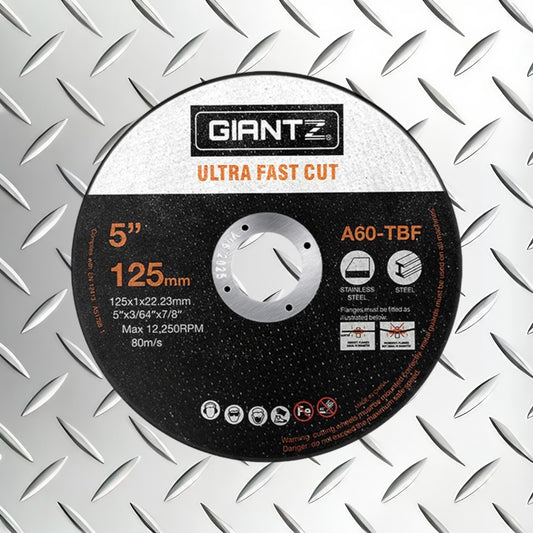 Giantz 50-Piece Cutting Discs 5" 125mm Angle Grinder Thin Cut Off Wheel Metal