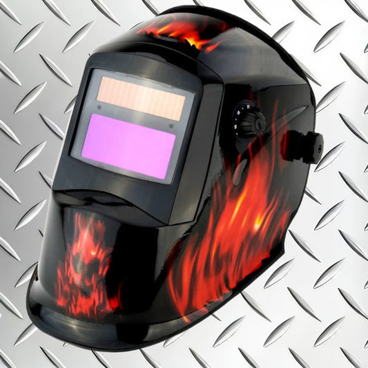 ROSSI Solar Auto Darkening Welding Helmet Flame 2