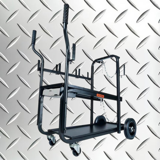 ROSSI Heavy-Duty 160kg Capacity Welding Cart Trolley, with Consumables Case